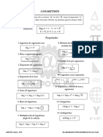 Formulario Logaritmos