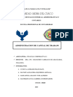 Administracion de Capital de Trabajo