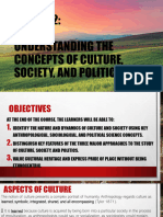 Understanding The Concept of Culture J Society and Politics