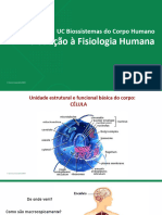 Aula 2 - IntroduÃ Ã o Ã Fisiologia Humana