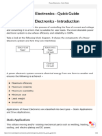 Power Electronics - Quick Guide