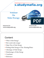 Solar Energy