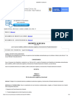 Estructura de La Fiscalia General de La Nacion Decreto 16 de 2014