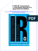 Ir International Economic and Human Security in A Changing World 3Rd Edition Full Chapter