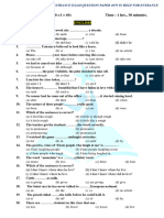 Ctevt Scholarship Seats Entrance Exam Question Paper 2079 in Help For Entrance