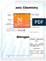 Inorganic Chemistry ASSIGNMENT