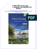 Marine Ecology Processes Systems and Impacts 3Rd Edition Full Chapter