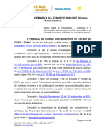 Instrução Normativa in - TCMGO #009.23 - Técnico - Administrativa