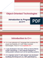 Lecture 1 - Introduction To C++