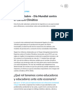 24 de Octubre - Día Mundial Contra El Cambio Climático - Educ - Ar