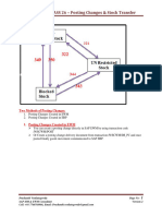 EWM CLASS 26 - Posting Changes - Stock Transfer Configuration