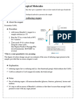 Testing For Biological Molecules