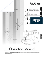 Brother LS2300 Sewing Machine Instruction Manual