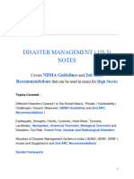 Disaster Managment