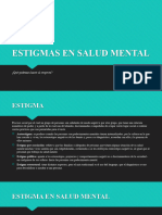 Estigmas en Salud Mental