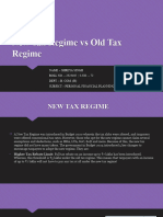 New Tax Regime Vs Old Tax Regime