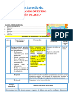 2do Grado Material Día 4 Cyt Organizamos Nuestro Rincón de Aseo