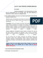 El Pecado Oculto y Sus Tristes Consecuencias