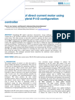 Speed Control of Direct Current Motor Using ANFIS