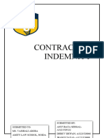 Contract of Indemnity