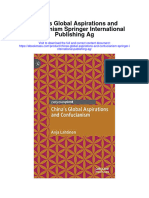 Chinas Global Aspirations and Confucianism Springer International Publishing Ag Full Chapter