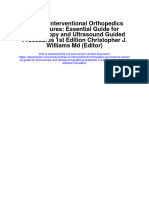 Atlas of Interventional Orthopedics Procedures Essential Guide For Fluoroscopy and Ultrasound Guided Procedures 1St Edition Christopher J Williams MD Editor Full Chapter