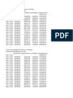 Answer Amortization