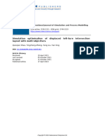 Simulation Optimisation of Displaced Left-Turn Intersection Layout With Multi-Objectives