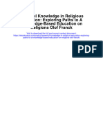 Powerful Knowledge in Religious Education Exploring Paths To A Knowledge Based Education On Religions Olof Franck All Chapter