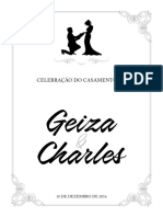 Livreto - Casamento - Geisa e Charles (A)