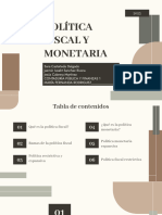 Política Fiscal y Monetaria