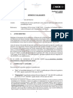 Opinión 012 2021 MININTER Calificación de Retraso Justificado LA LEY