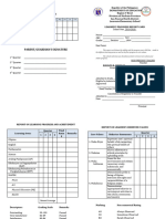 SF 9 - ES ( (Learner's Progress Report Card)