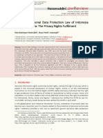 Lawreview: Examining Personal Data Protection Law of Indonesia and South Korea: The Privacy Rights Fulfilment