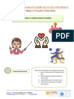 Lesson II Instructional Planning