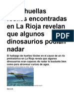 Reportaje de Dinosaurios