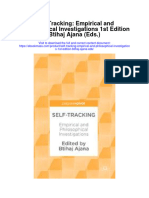 Self Tracking Empirical and Philosophical Investigations 1St Edition Btihaj Ajana Eds All Chapter