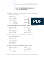 Ejercicios Representacion de Funciones