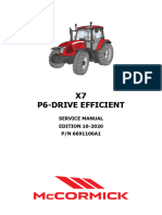 X7 P6-Drive Efficient: Service Manual EDITION 10-2020 P/N 6691106A1