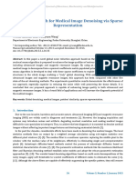 A Global Approach For Medical Image Denoising Via Sparse Representation