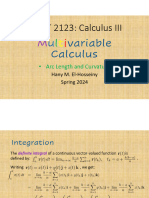 Lecture 3 - Arc Length and Curvature