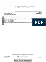 University of Cambridge International Examinations International General Certificate of Secondary Education