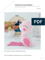 Elisascrochet-Zoe The Baby Flamingo