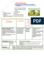 Sesión Personal - Realizamos Acciones para Cuidar Nuestro Medio Ambiente