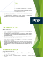 Lecture 17 Notes The Braking Sytem