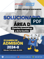 Sol - Adm - Unmsm 2024-II - Area D