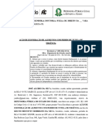 Ação de Exoneração de Alimentos Com Pedido de Tutela de Urgência - Genitor José Alcides