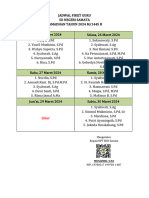 Jadwal Piket Guru 2024