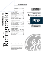 Manual de Instruções GE Profile Arctica PSS29MGMBB (112 Páginas)