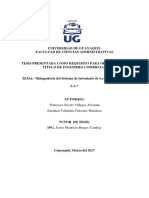 Reingeniería Del Sistema de Inventario de La Casa Del Freno S.A.